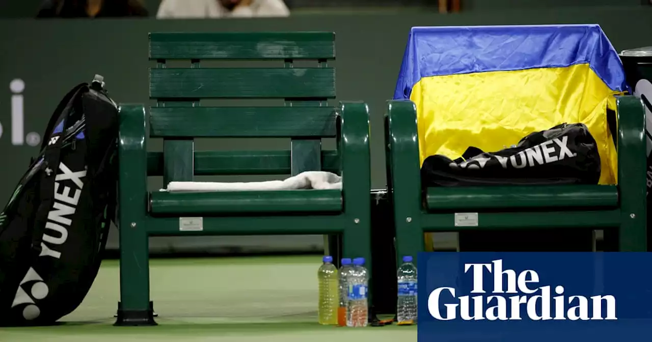 Fan told Ukraine flag too large after apparent complaint from Russian player