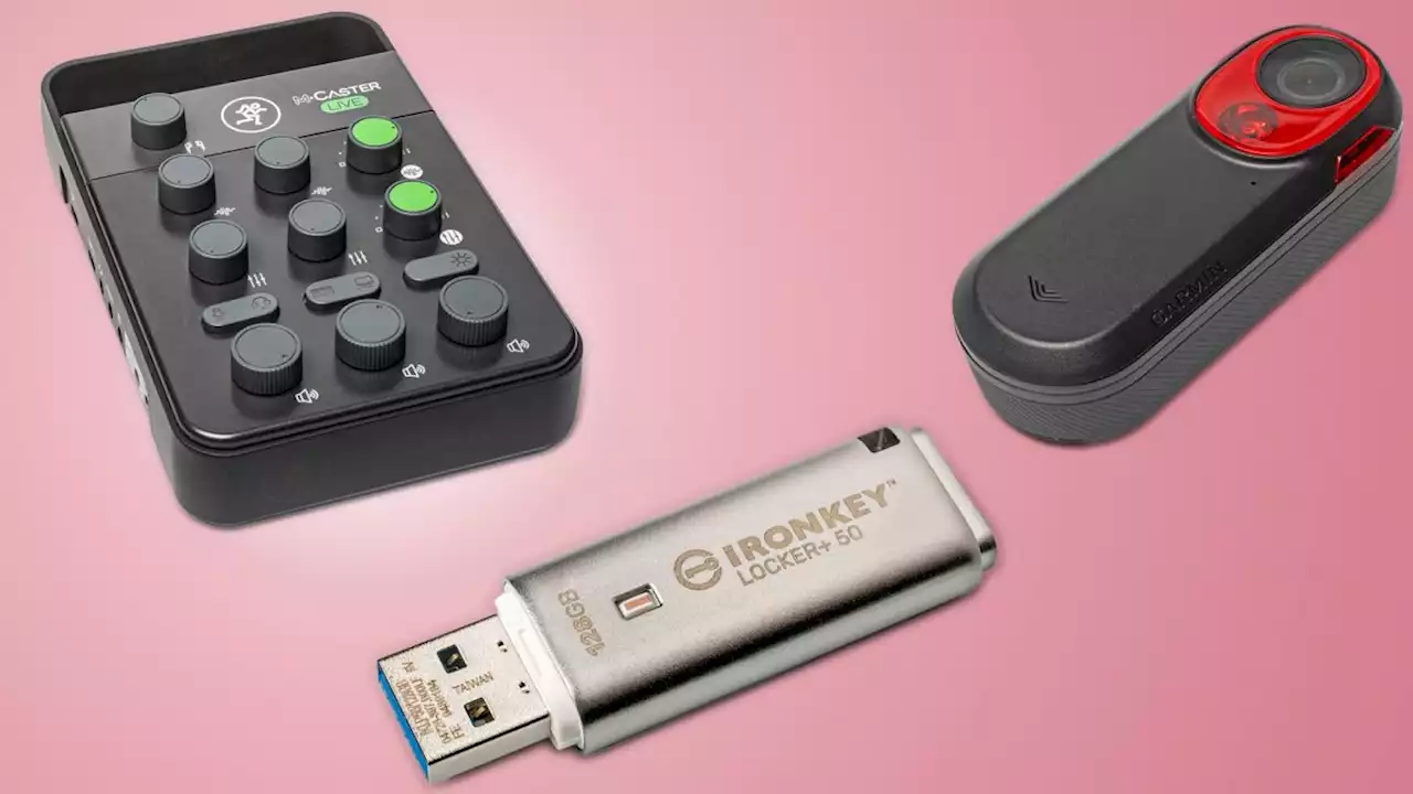 Kurztests: Rücklichtradar, USB-Stick mit Verschlüsselung und Mixer für Podcaster