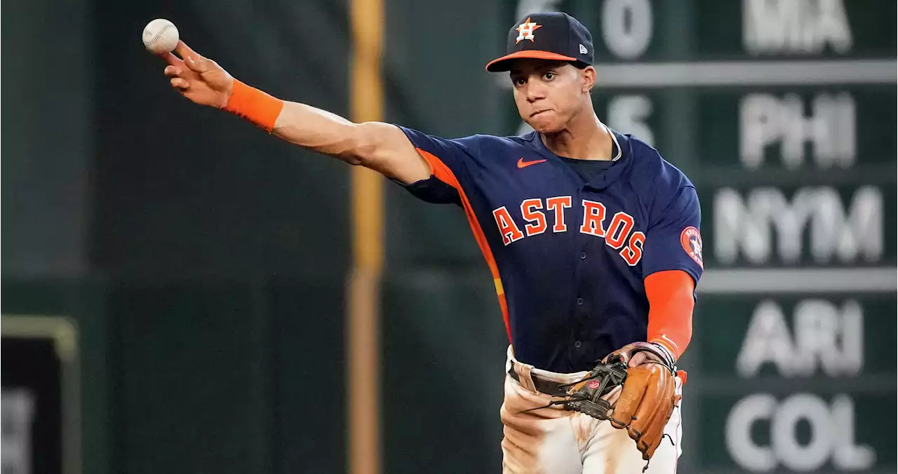 Jeremy Peña out of lineup for Astros-White Sox series opener