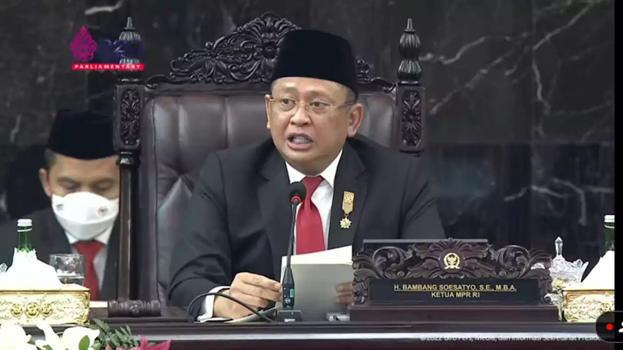 7 Poin Pidato Ketua MPR RI Bamsoet dalam Pembukaan Sidang Tahunan 2022