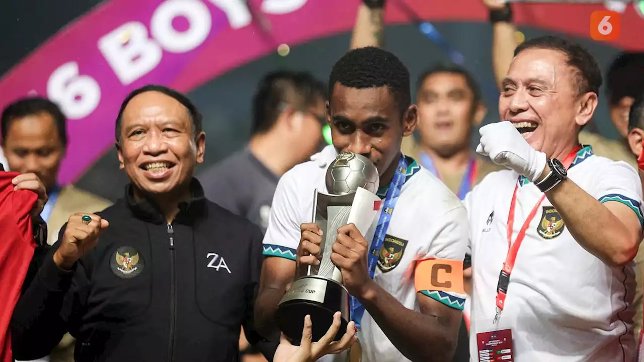 Timnas Indonesia Dapat Bonus usai Juara Piala AFF U-16 2022? Ini Kata Menpora