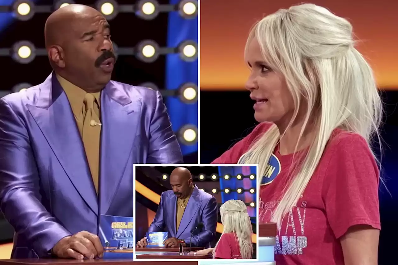 Kristin Chenoweth shocks ‘Family Feud’ host Steve Harvey with NSFW answer