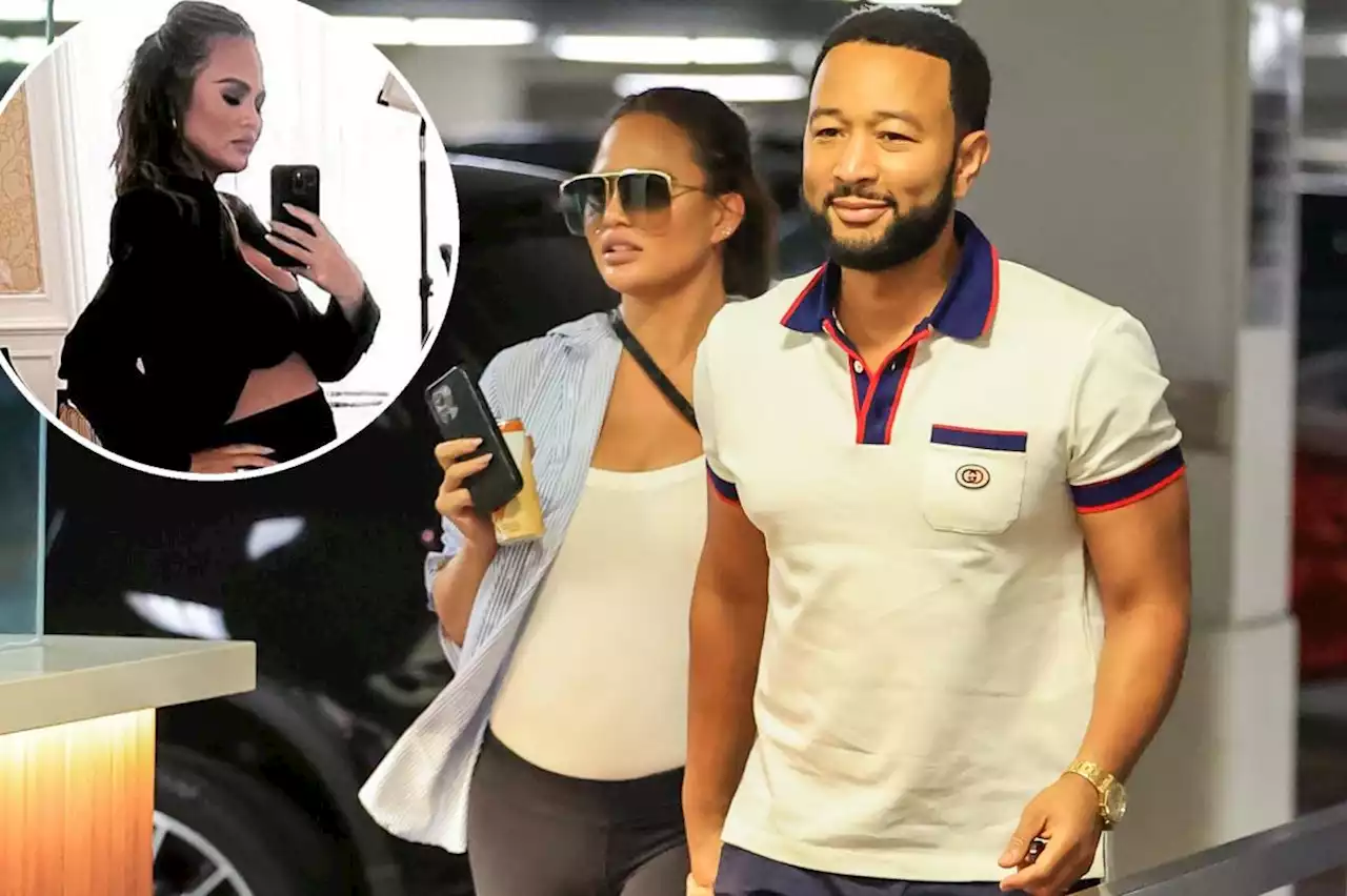 Pregnant Chrissy Teigen wants her baby bump to ‘just be huge already’