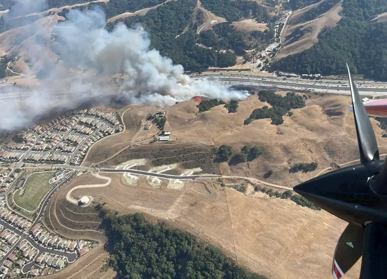 California fire in Alameda County grows to 58 acres