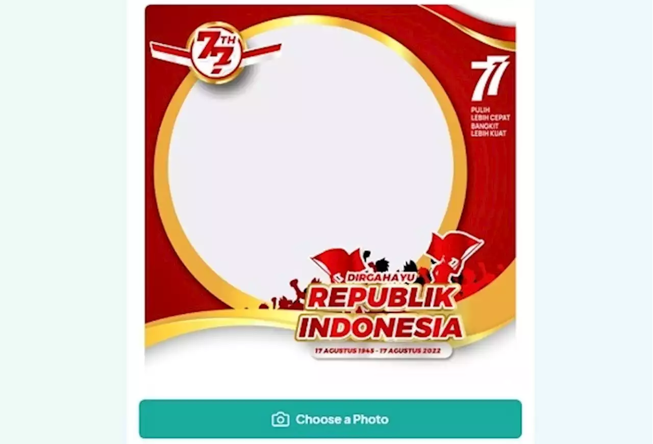 Link Twibbon HUT ke-77 RI, Ayo Pasang Foto Terbaikmu