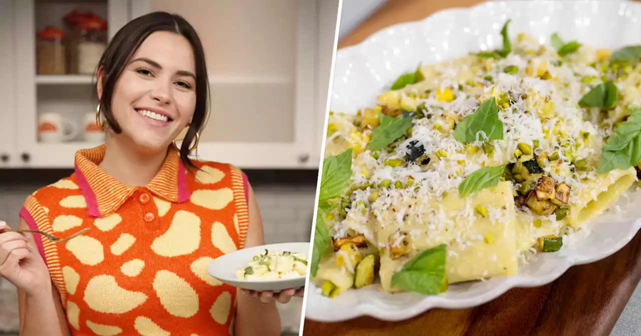 Elena Besser makes sweet corn mac and cheese and zucchini pasta