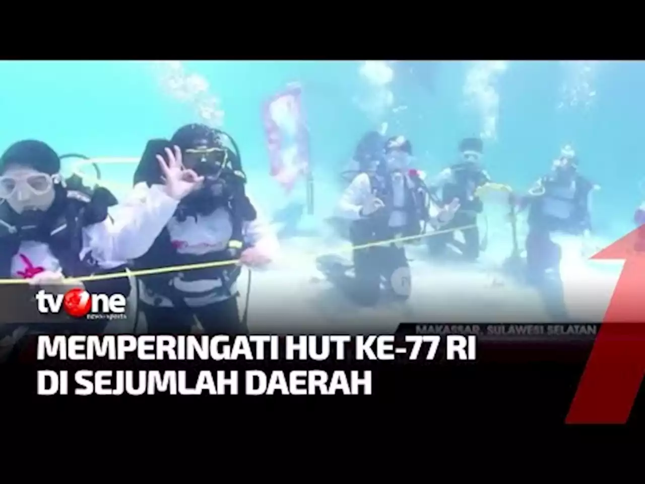 Memperingati HUT RI Ke-77, Ratusan Warga Melakukan Kirab Bendera Merah Putih - tvOne