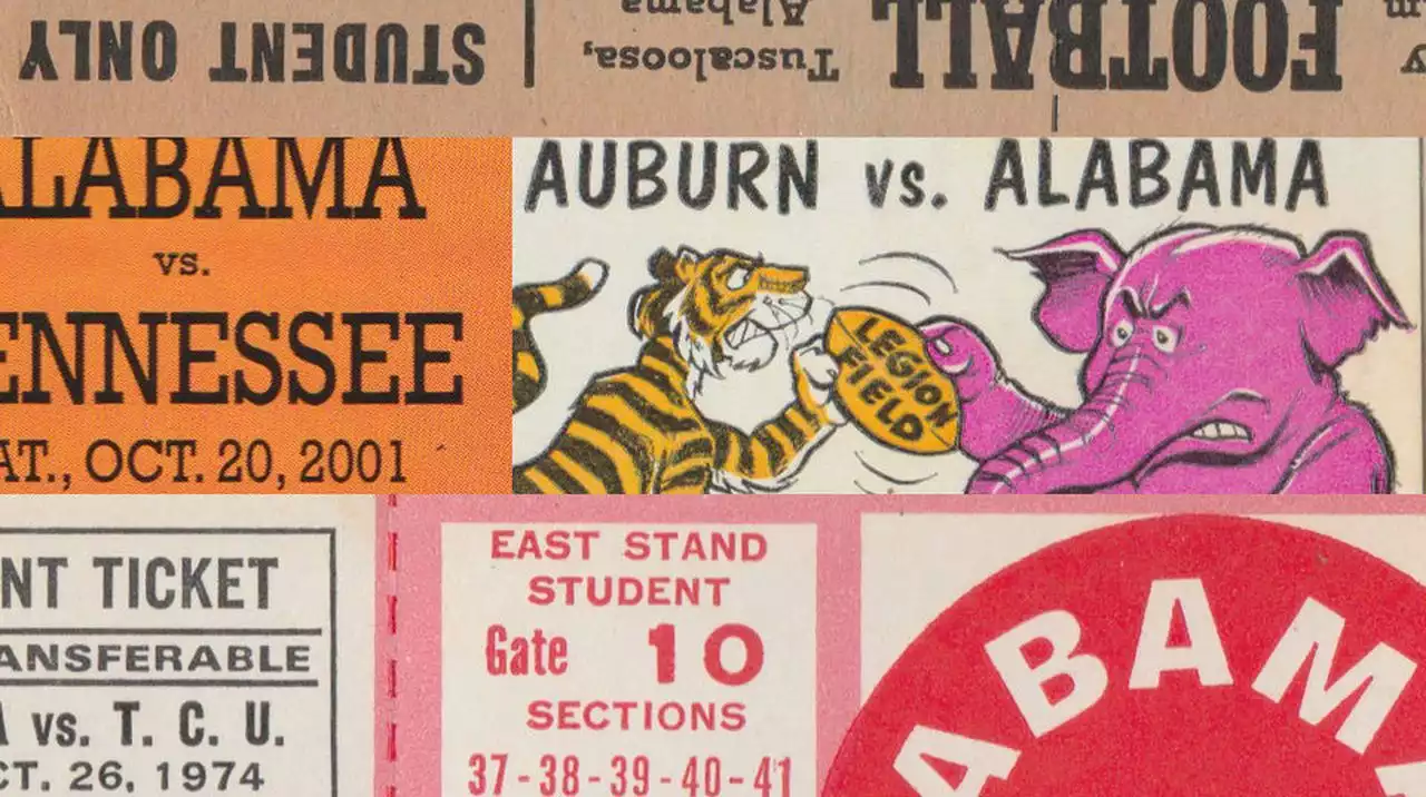 Alabama football tickets: 17 vintage stubs that’ll take you back in time