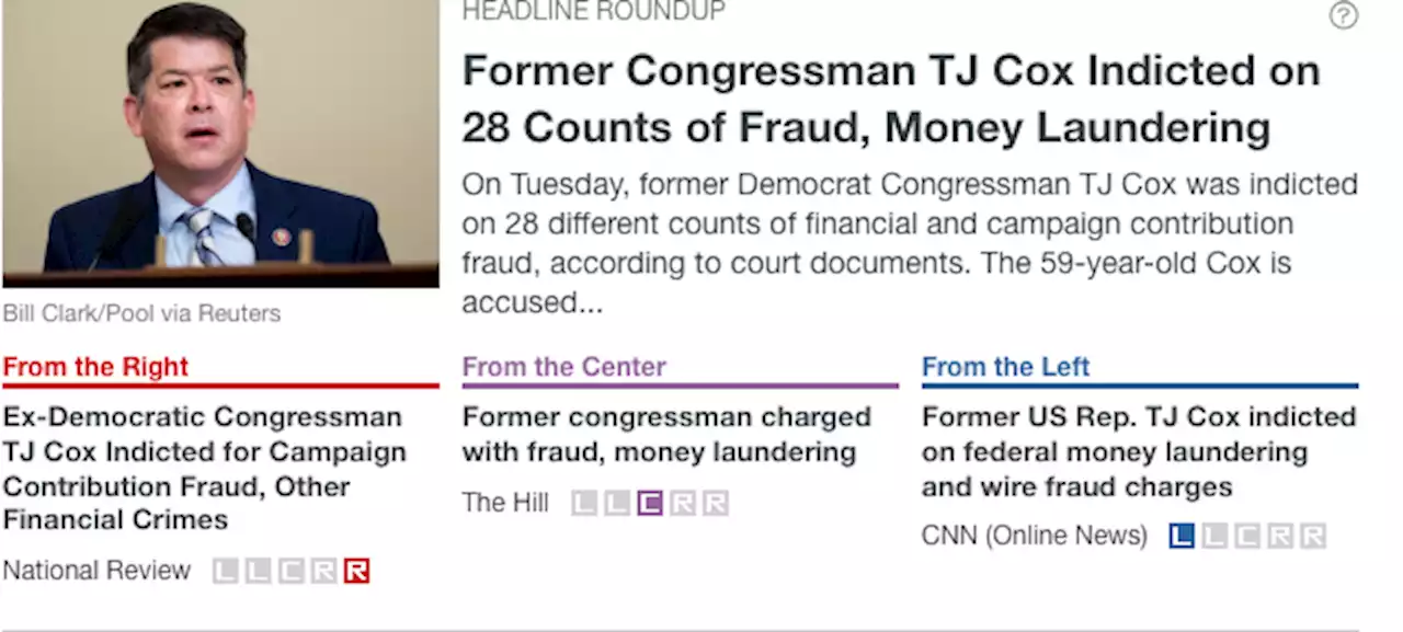 Former Congressman TJ Cox Indicted on 28 Counts of Fraud, Money Laundering