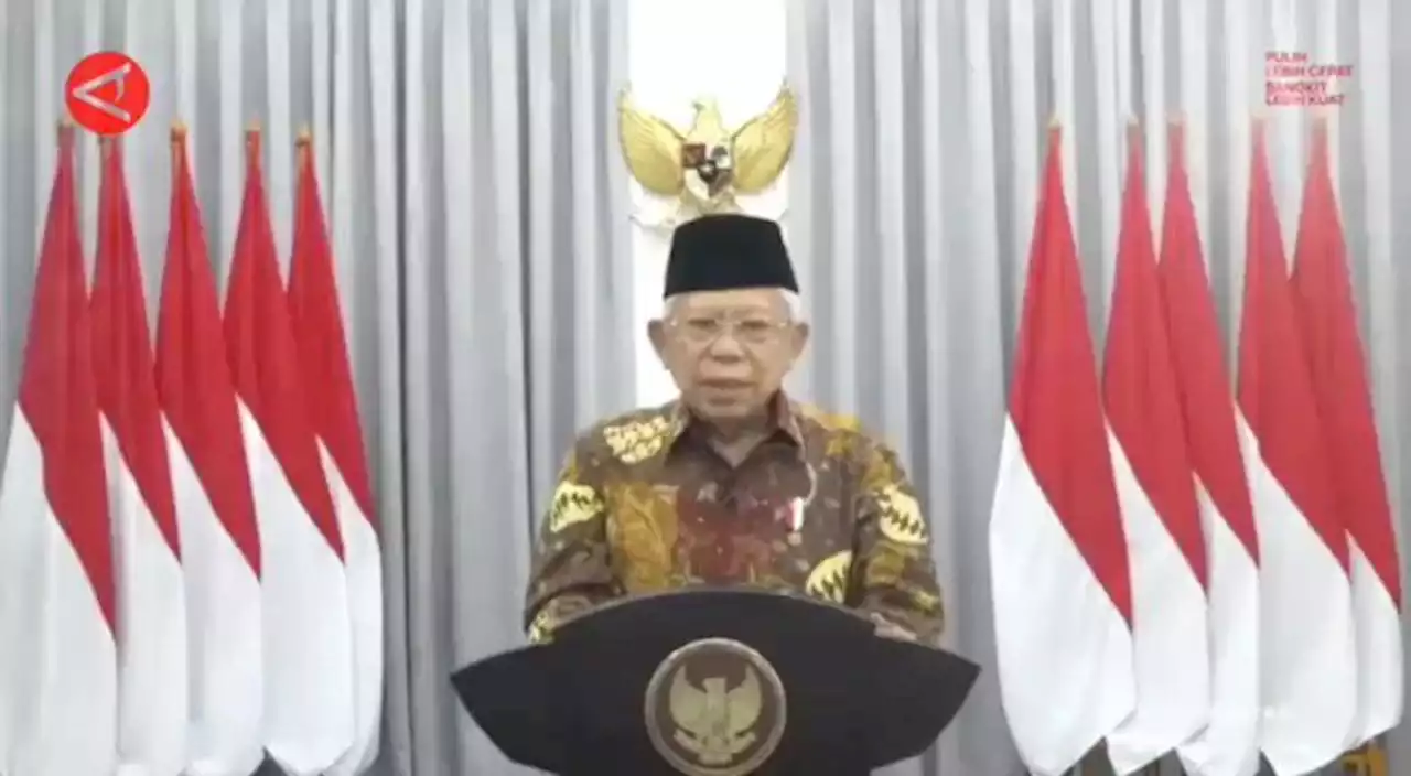 Wapres Ma’ruf Amin ucapkan Dirgahayu ke-77 Kemerdekaan RI - ANTARA News