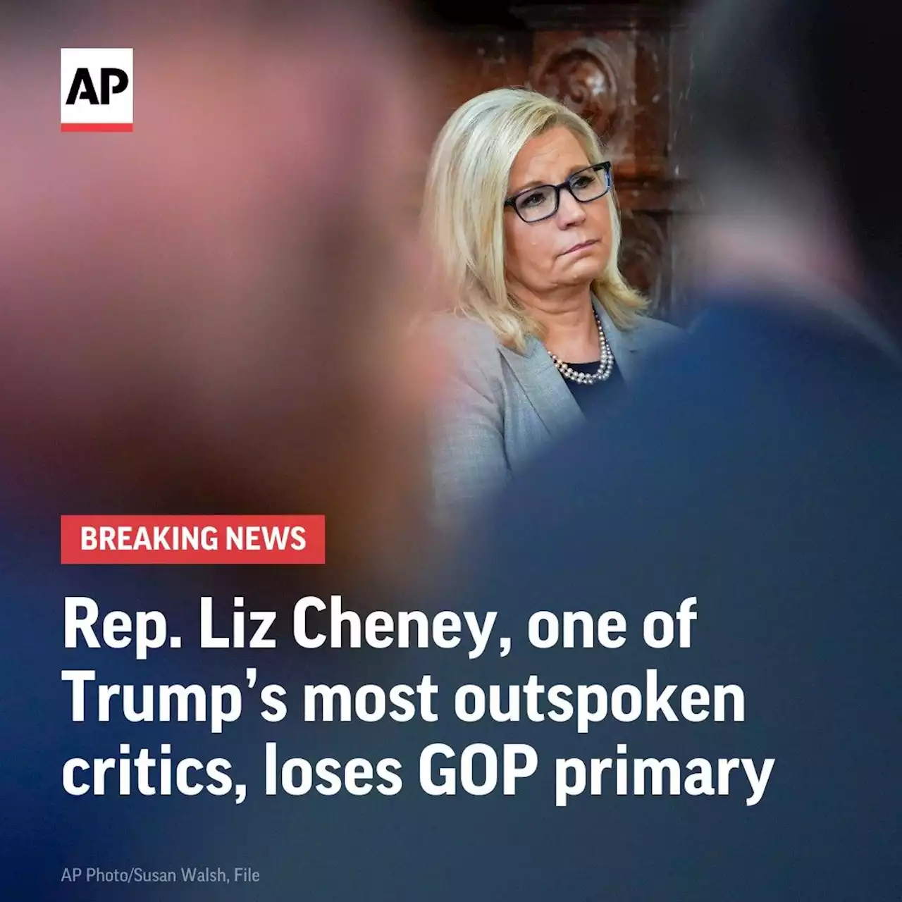 Trump foe Liz Cheney defeated in Wyoming GOP primary