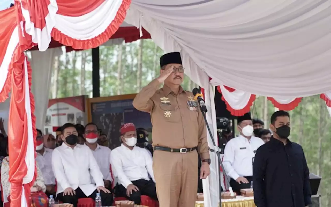 Kepala Otorita Gelar Upacara HUT ke-77 RI di IKN Nusantara