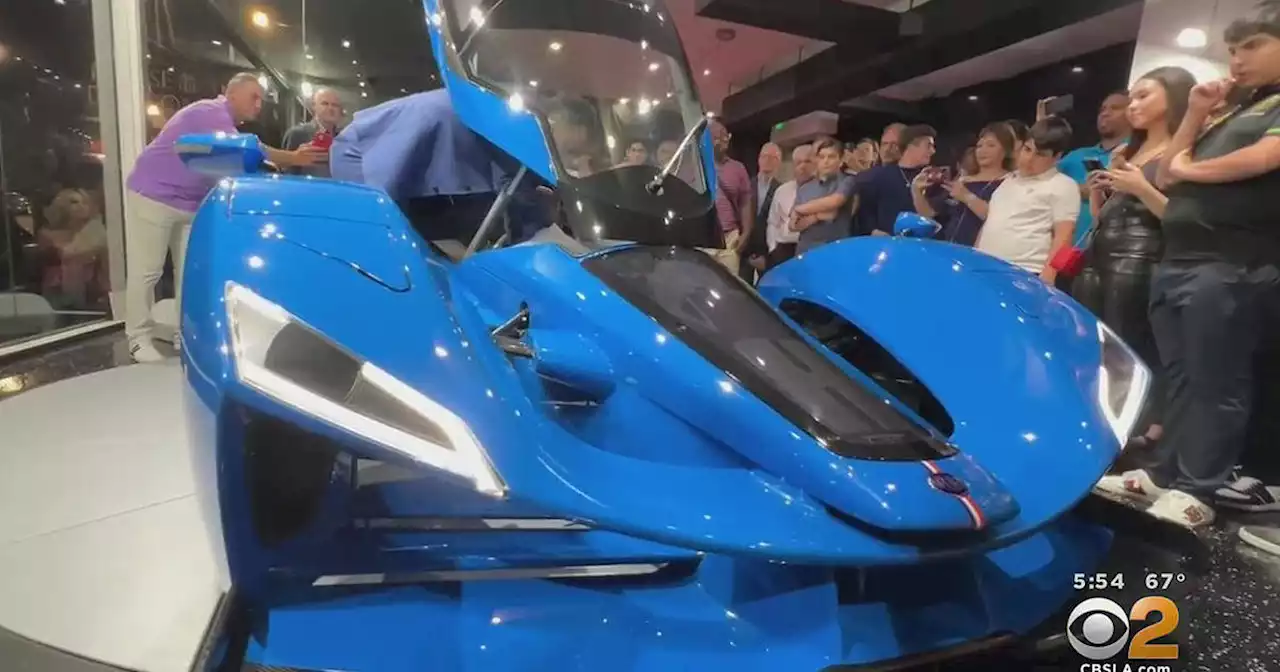 $2.2 million street legal sports car Delage D-12 unveiled in West Hollywood