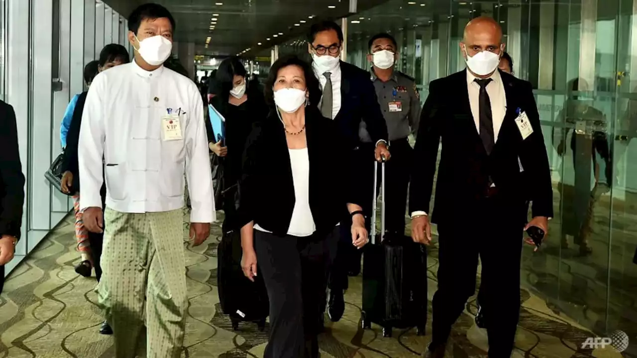 UN Myanmar envoy begins talks with junta officials