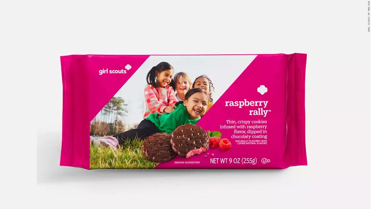 Girl Scouts add a new raspberry cookie to the lineup