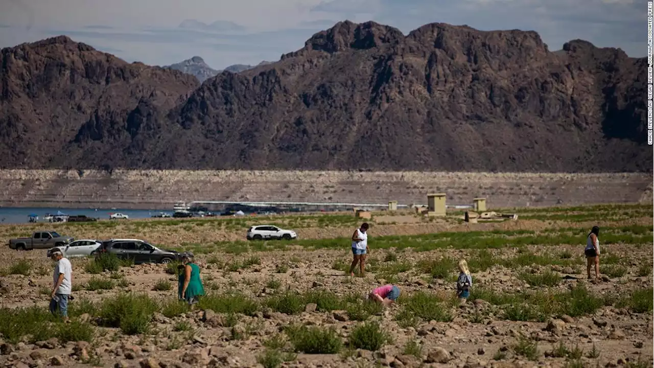 Human remains are found at Lake Mead's Swim Beach for the third time amid dramatically dropping water levels