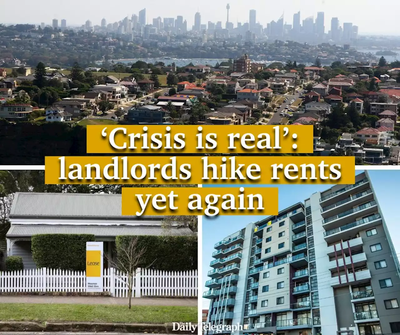 ‘Crisis is real’: housing shortage and open borders spur huge rent hikes across Sydney - realestate.com.au