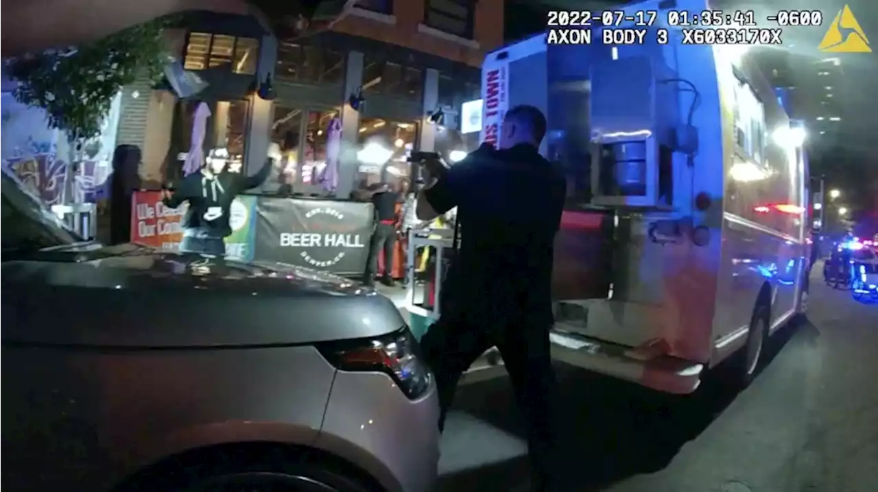 WATCH: Body cam video released of of LoDo police shooting that injured six bystanders