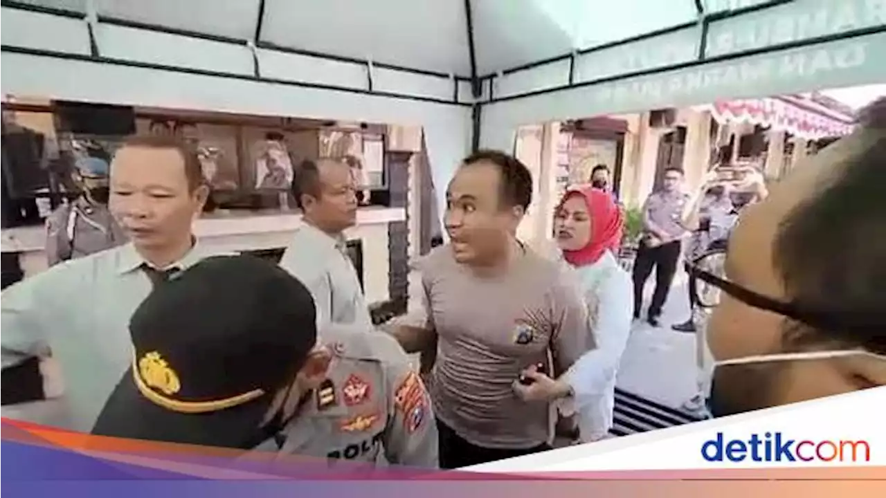 Cekcok Sengit Kasat Lantas Madiun Kota dan Wartawan gegara Istri Tersenggol