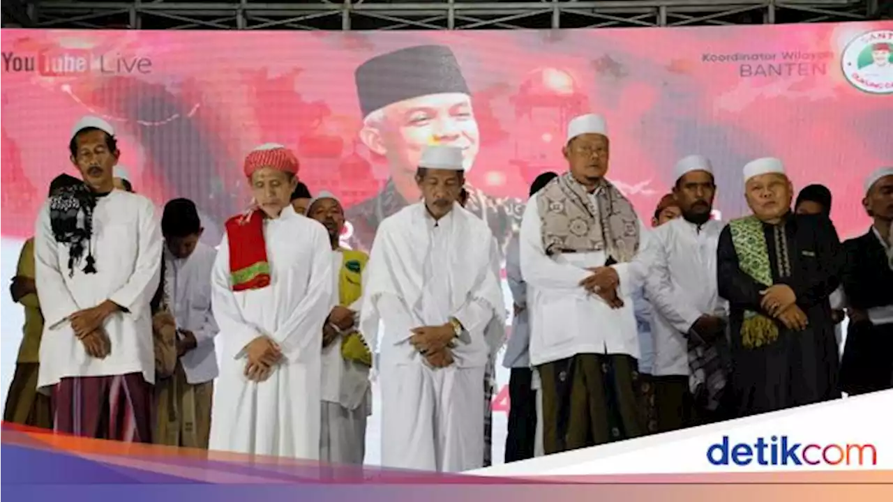 Ratusan Santri di Lebak Gelar Doa Bersama Dukung Ganjar Nyapres di 2024