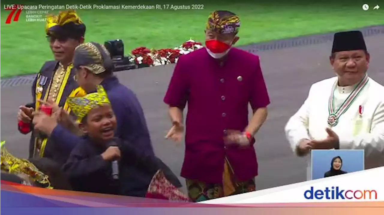 Saat Prabowo-Sri Mulyani-Dudung Joget 'Ojo Dibandingke' di Istana