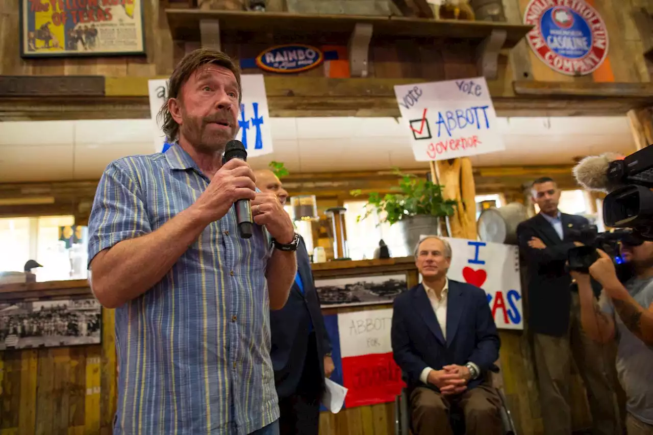 Gov. Greg Abbott deploys Chuck Norris to help stop the next school shooting