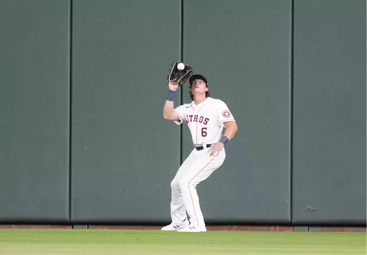 Astros' Jake Meyers has positive defensive sign in return from shoulder injury