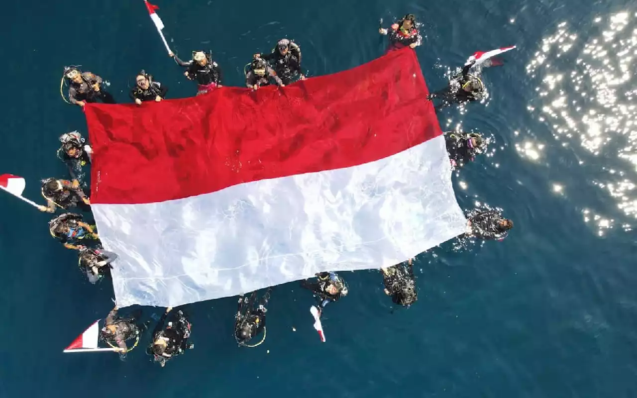 Kompol Ramadhanil Ungkap Misi Pengibaran Bendera Merah Putih di Bawah Laut Berau