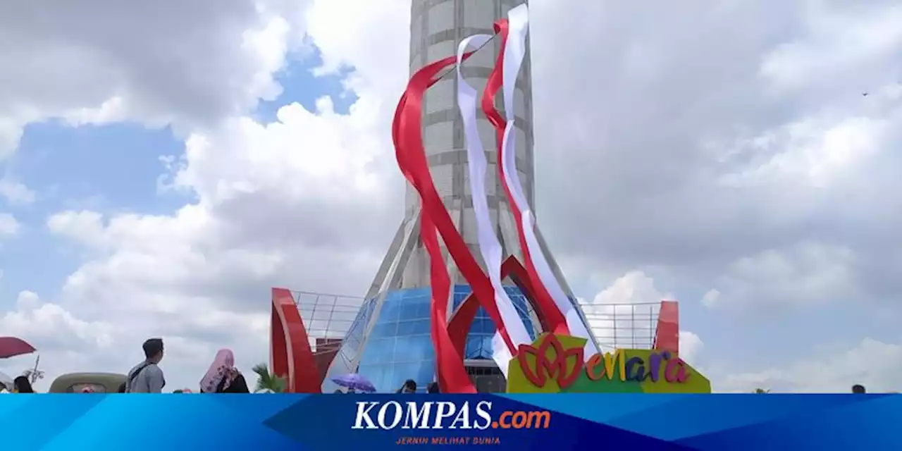 Pengibaran Kain Merah Putih di Menara Tertinggi di Banyumas Gagal akibat Angin Kencang