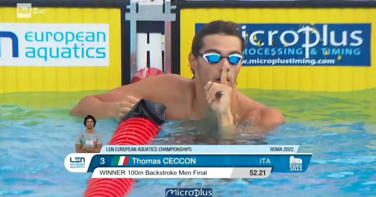 Europei di nuoto, l'Italia domina: Ceccon show, oro nei 100 dorso e 4x100 mista