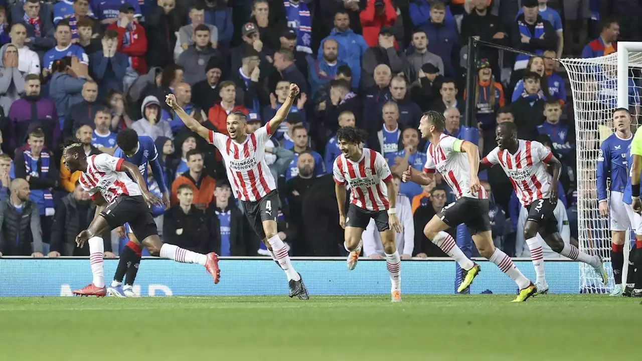 Hasil Play-Off Liga Champions: Rangers vs PSV Berakhir Imbang