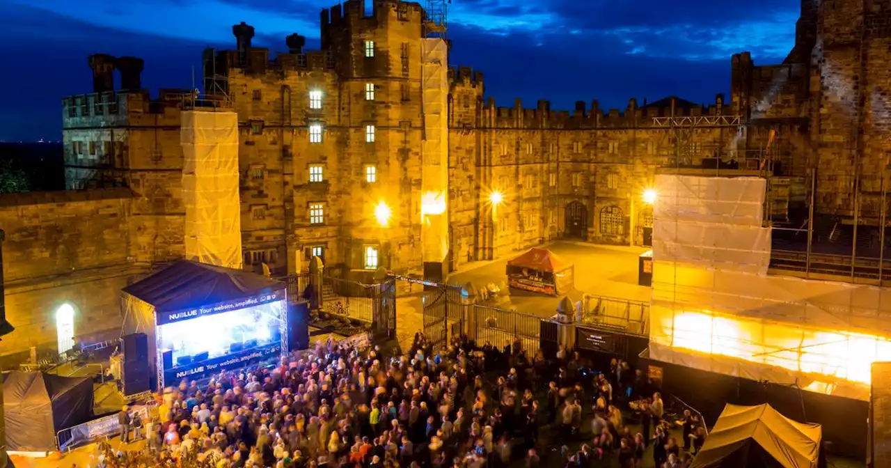 Music festival where you can dance to live music inside a castle