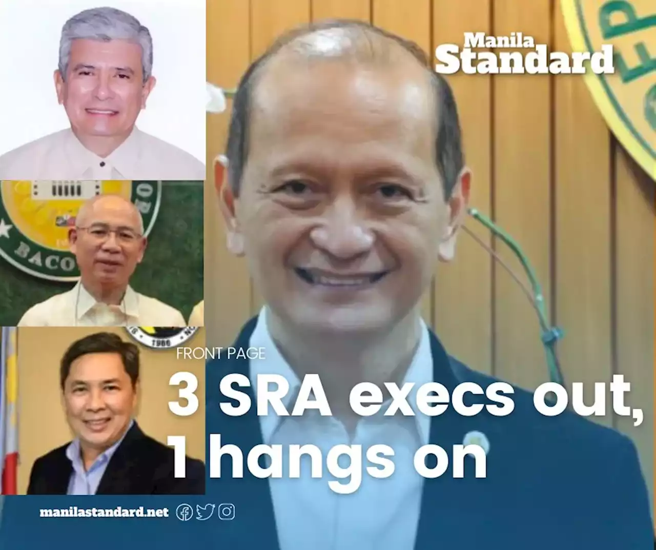 3 SRA execs out, 1 hangs on
