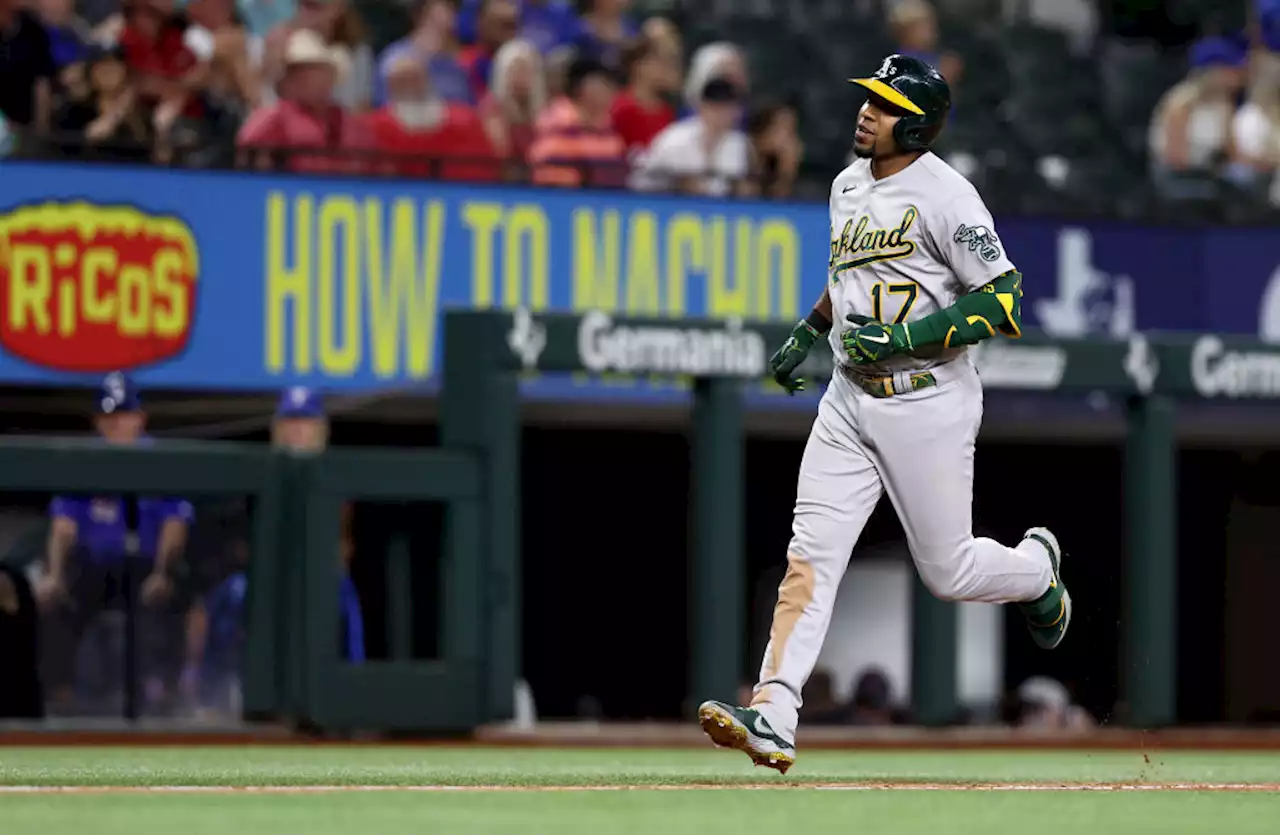 Andrus Homer, Langeliers Double Help A's Past Rangers 5-1