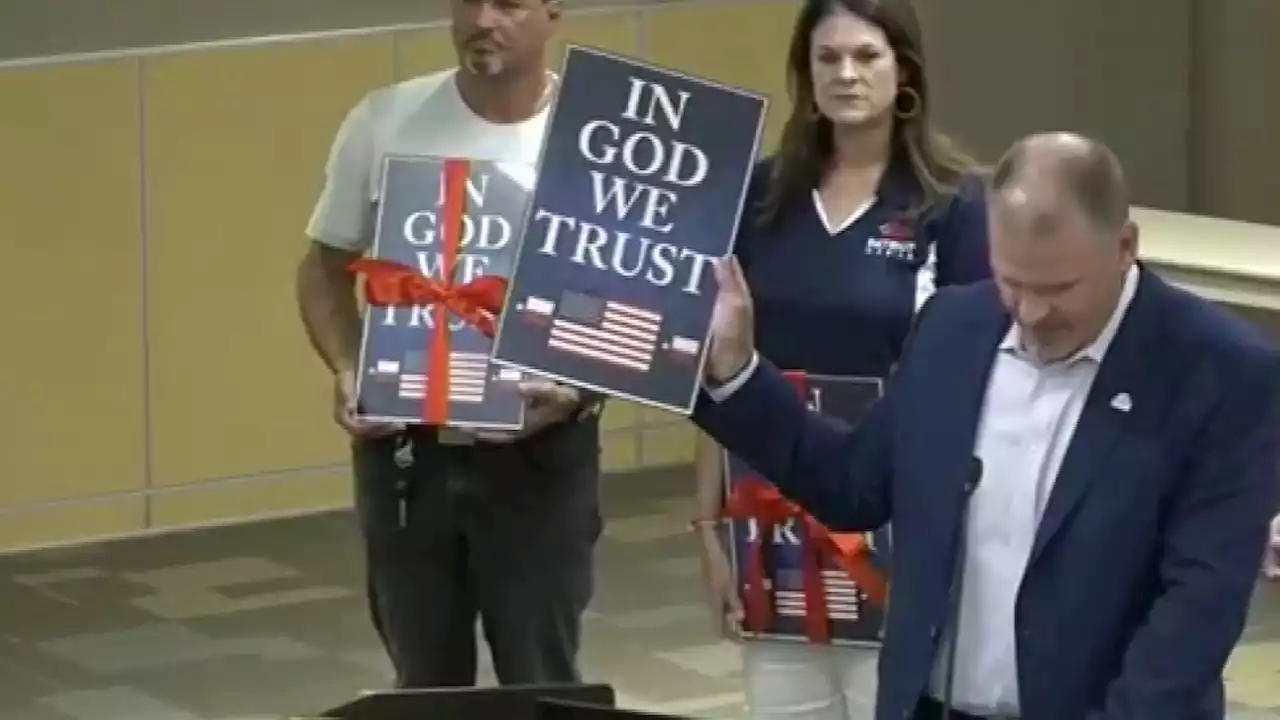 ‘In God We Trust' Signs Going Up in Carroll ISD Schools