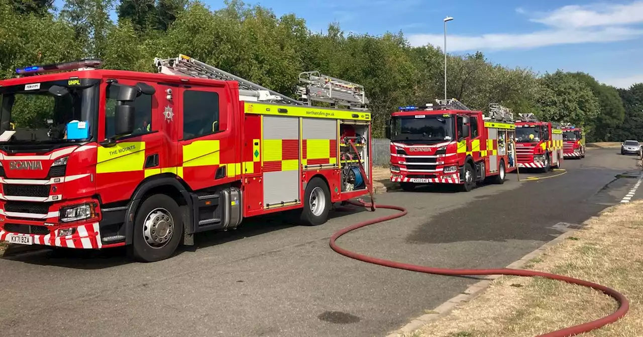 Northants Fire Service fought 5x normal number of fires in last heatwave