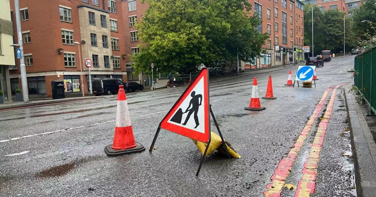 Emergency repairs due to 'carriageway collapse'