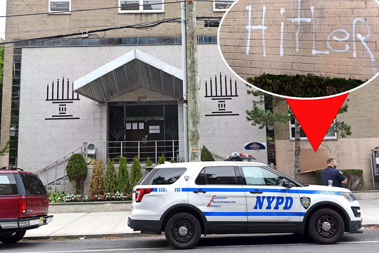 Bigots spray-paint ‘Hitler’ on NYC synagogue