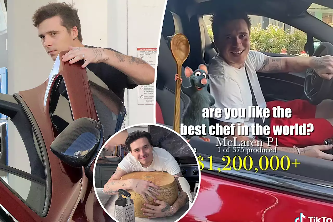 Brooklyn Beckham roasted for claiming his ‘chef’ career afforded him a luxury car