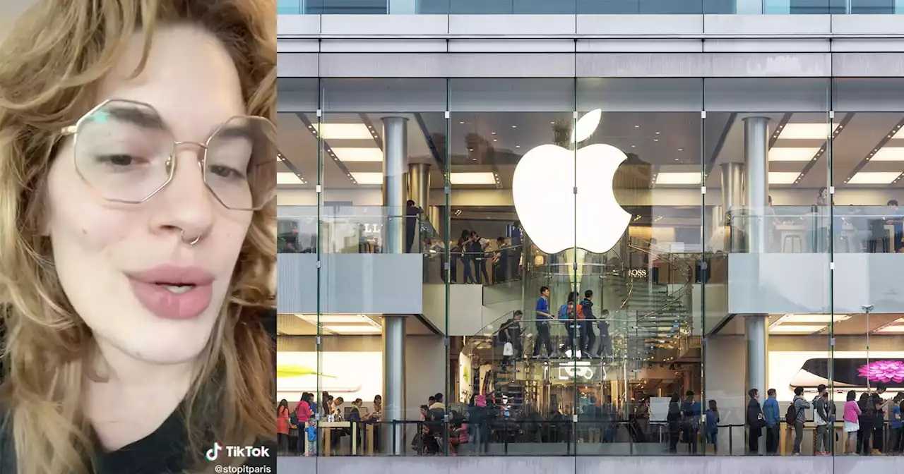 An Apple employee could be fired for posting this helpful video.