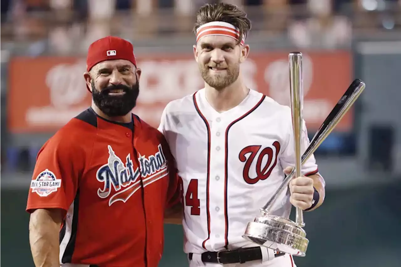 Rehabbing Bryce Harper goes with a tried-and-true batting practice pitcher: His father