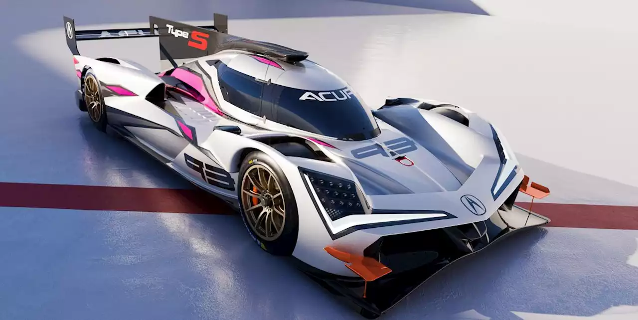 The Acura ARX-06 LMDh Race Car Has a 2.4-Liter 10,000-RPM V-6