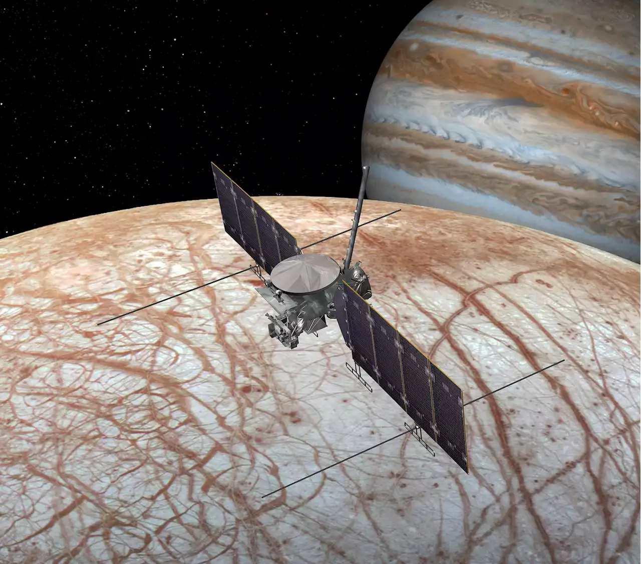 Assembly of NASA’s Europa Clipper Spacecraft Kicks Into High Gear