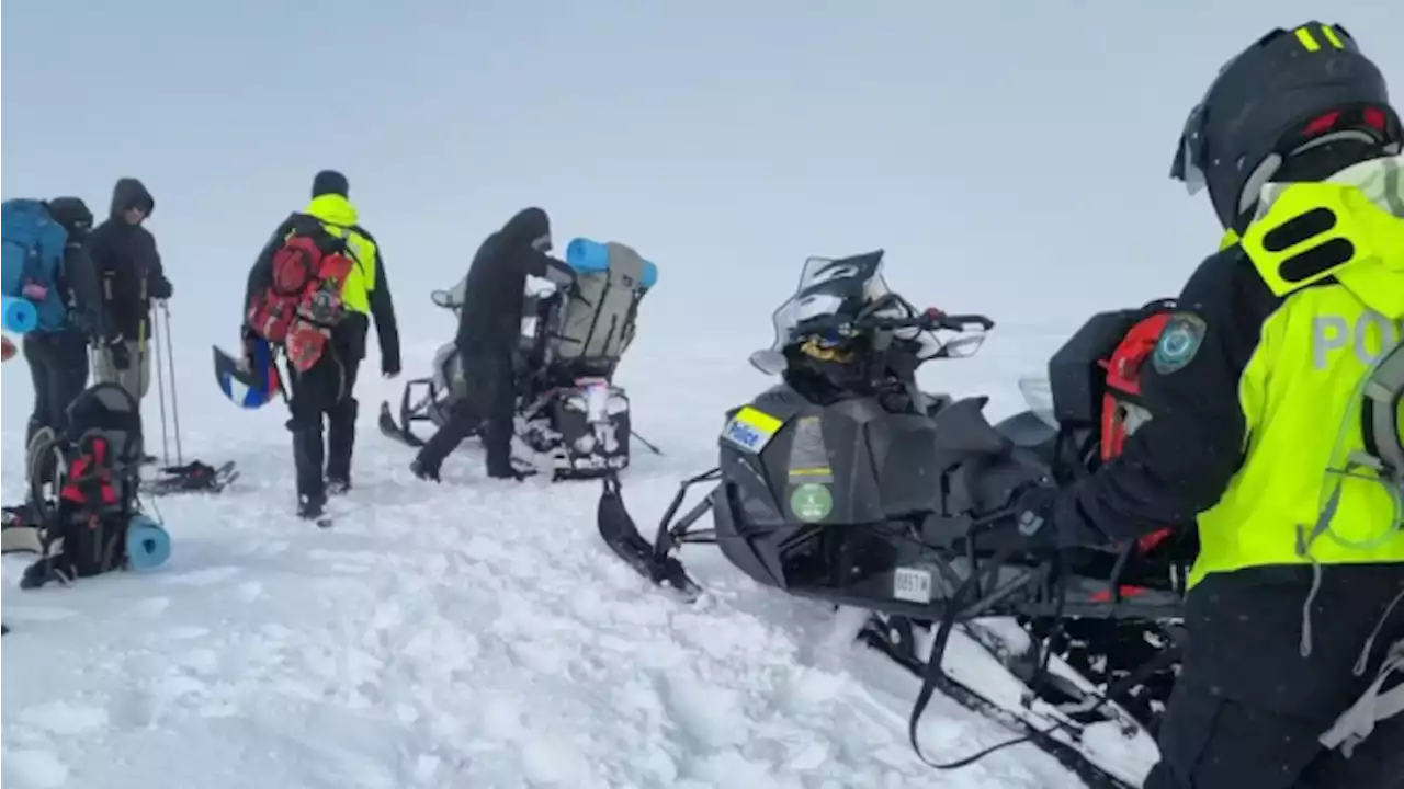 Police plea to hikers as group is rescued after two nights stranded in the snow