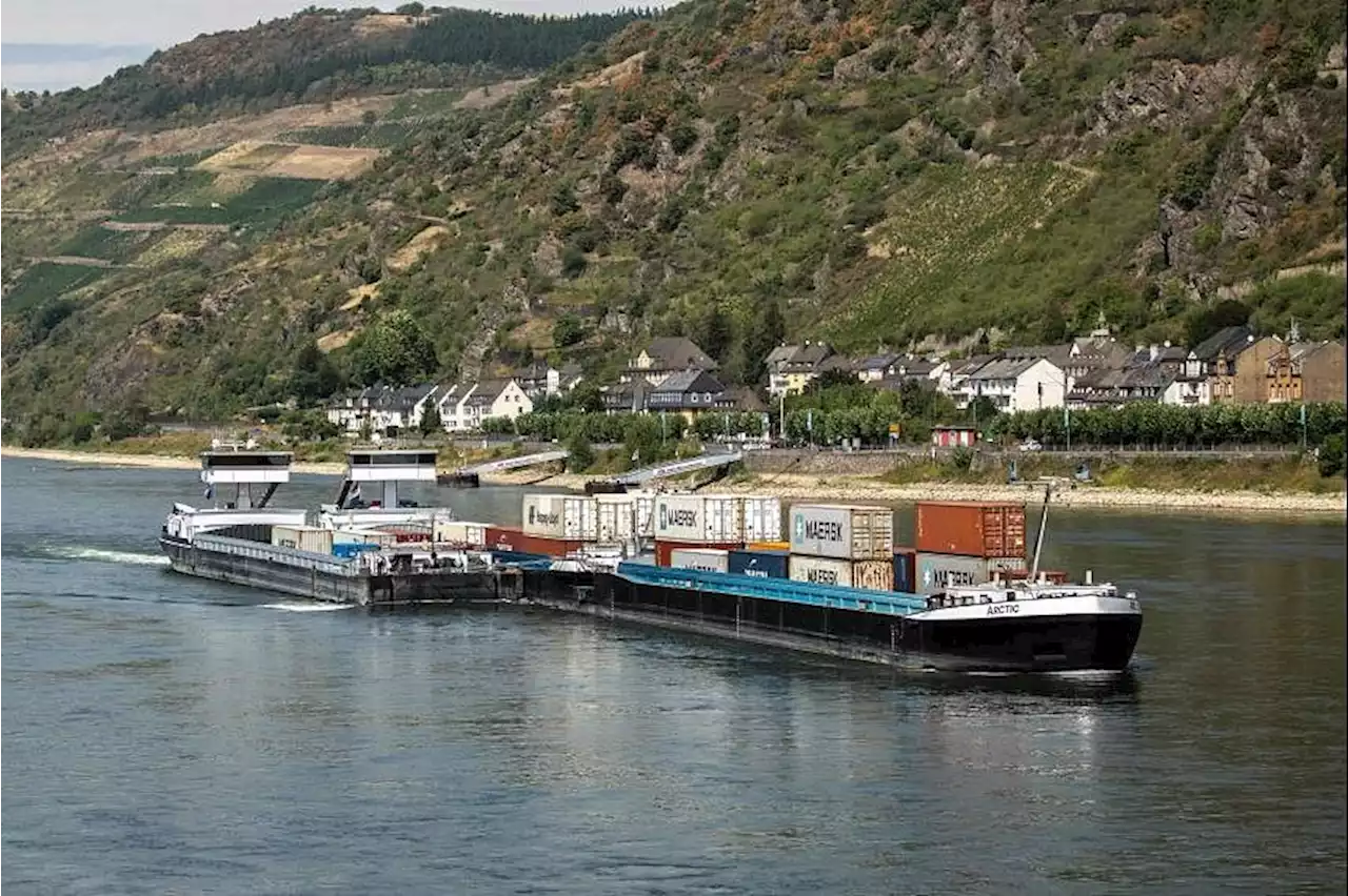 Traffic builds up along Germany's river Rhine after vessel's engine failure