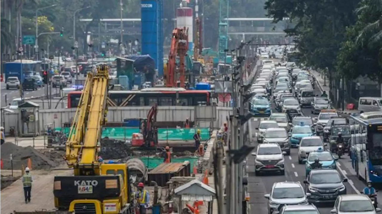 MRT Jakarta Fase 2 Bikin Pintu Masuk Stasiun Monas, Ada Penyempitan Jalan Museum Mulai Besok