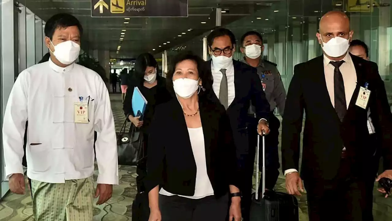 UN Myanmar envoy begins talks with junta officials