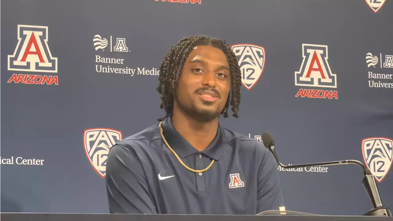 Watch Now: Cedric Henderson Jr. on transferring to Arizona, playing for Tommy Lloyd, and his father's impact