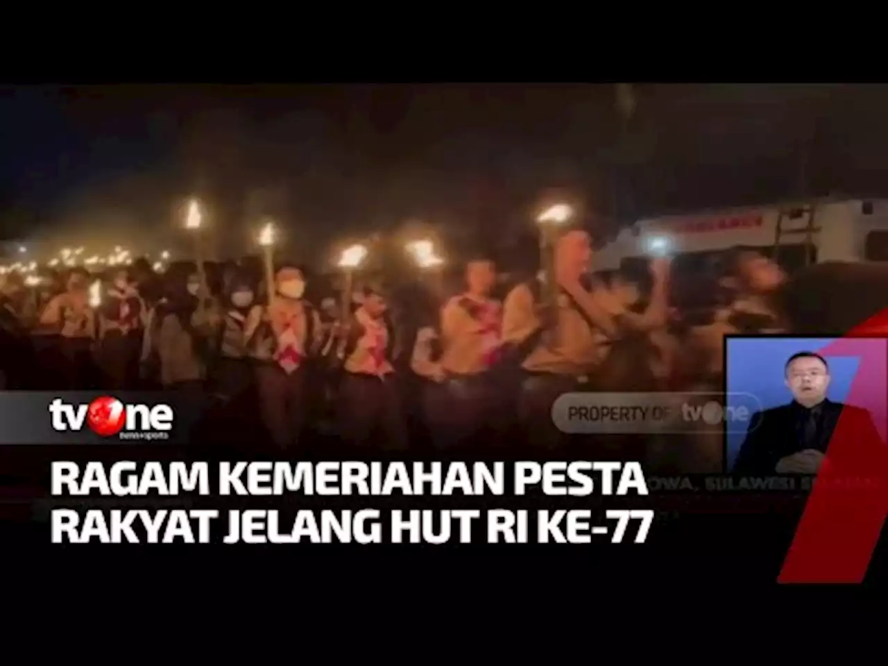 Kemeriahan Kegiatan Jelang HUT ke-77 RI di Berbagai Daerah - tvOne