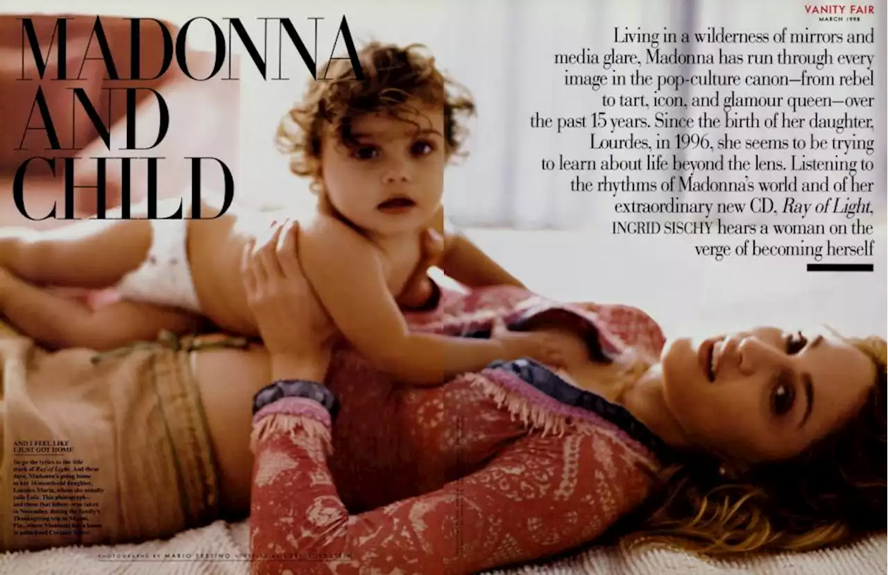 MADONNA AND CHILD | Vanity Fair | March 1998